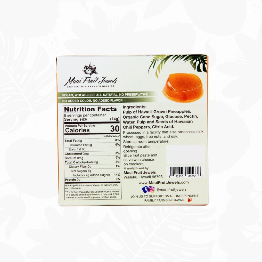 Hawaiian Chili Pepper & Pineapple Fruit Paste